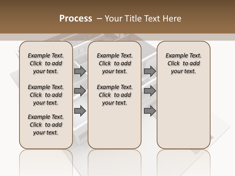 Dwelling Pencil Chalet PowerPoint Template
