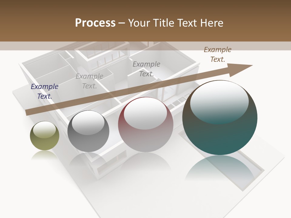 Dwelling Pencil Chalet PowerPoint Template