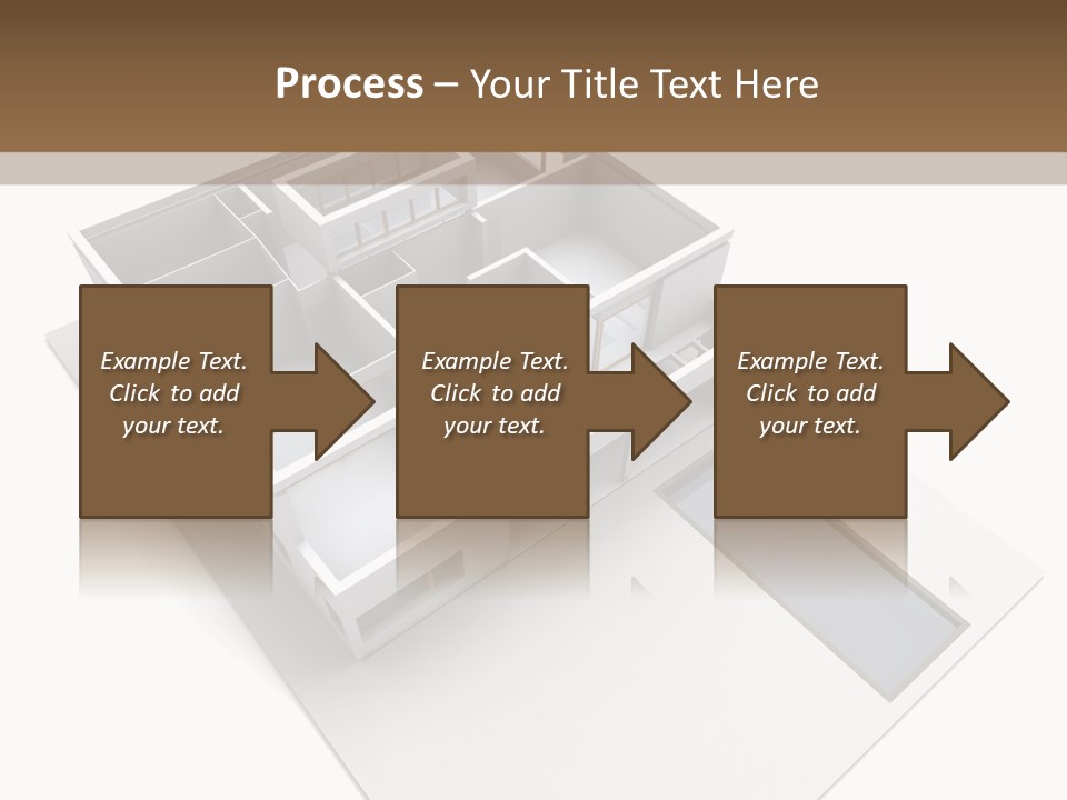 Dwelling Pencil Chalet PowerPoint Template