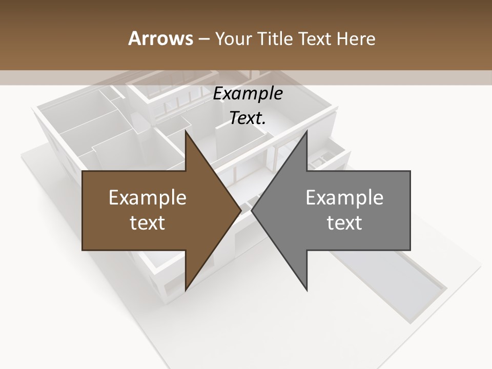 Dwelling Pencil Chalet PowerPoint Template