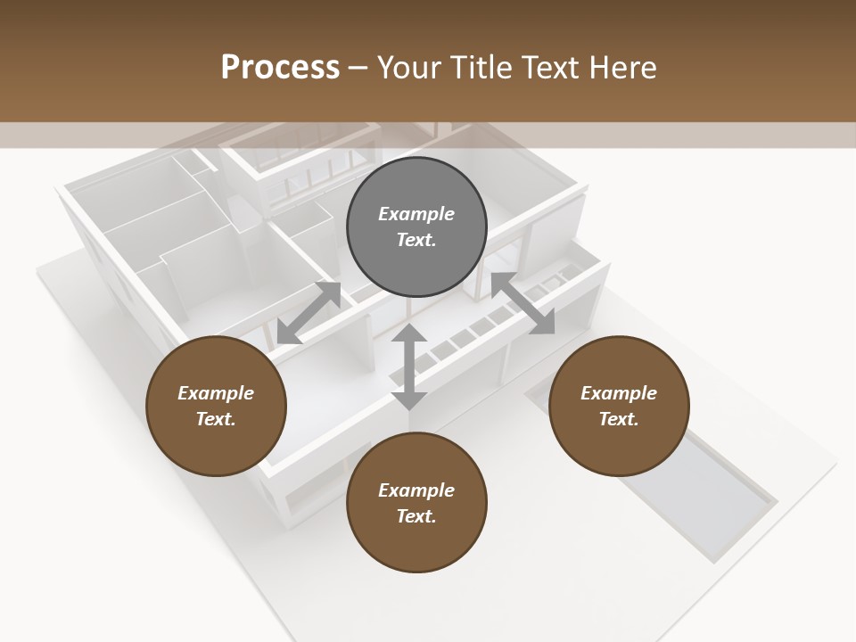Dwelling Pencil Chalet PowerPoint Template