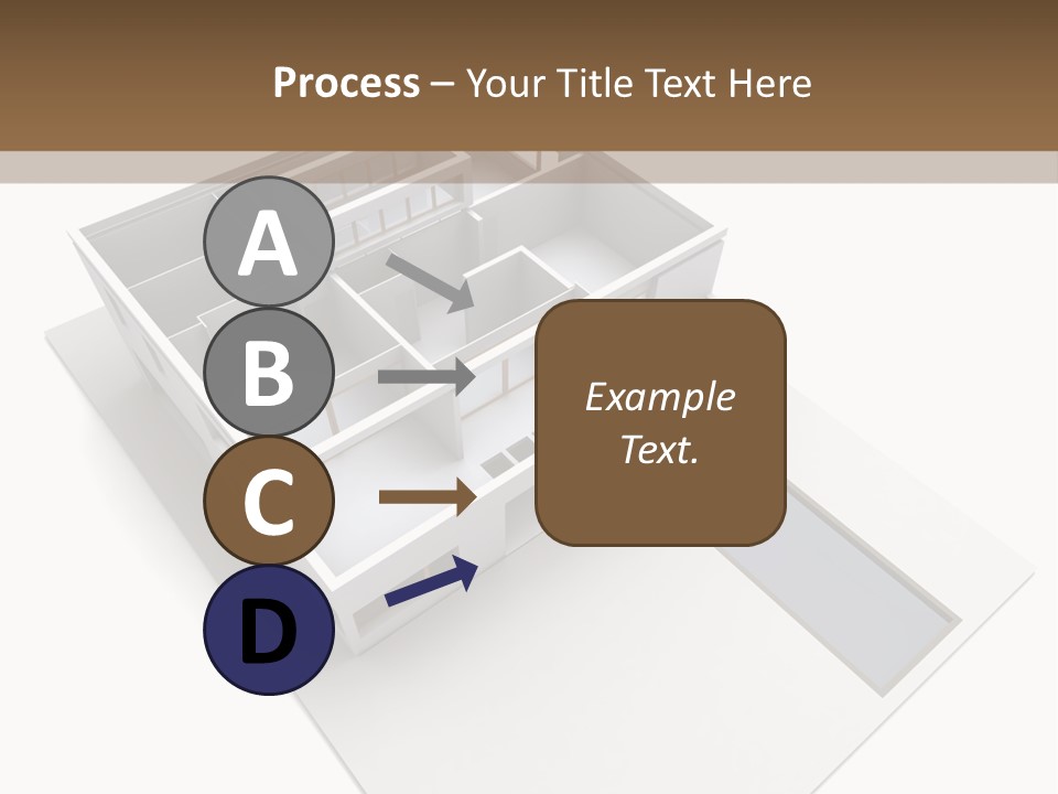 Dwelling Pencil Chalet PowerPoint Template
