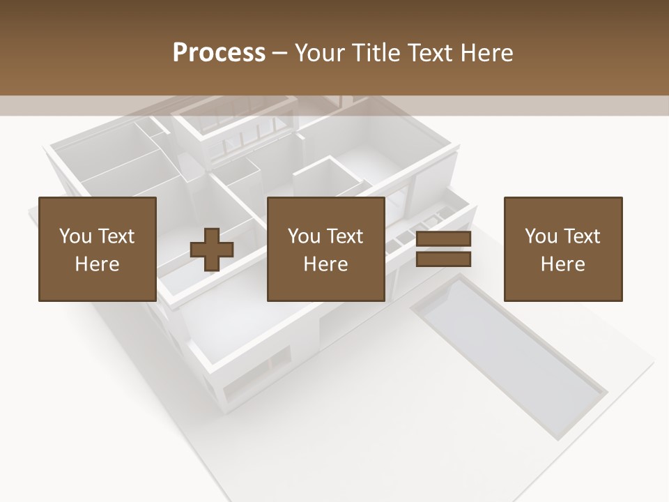 Dwelling Pencil Chalet PowerPoint Template