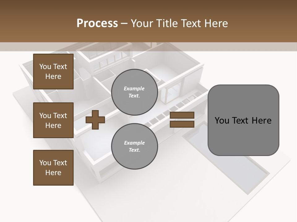 Dwelling Pencil Chalet PowerPoint Template