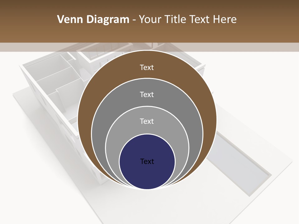 Dwelling Pencil Chalet PowerPoint Template
