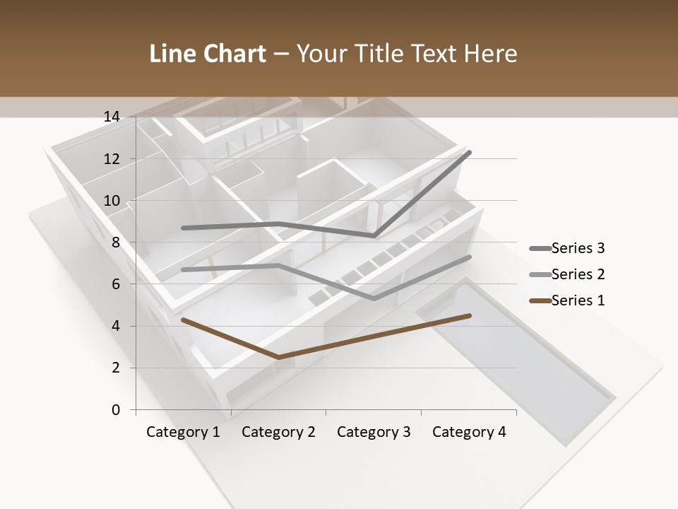 Dwelling Pencil Chalet PowerPoint Template