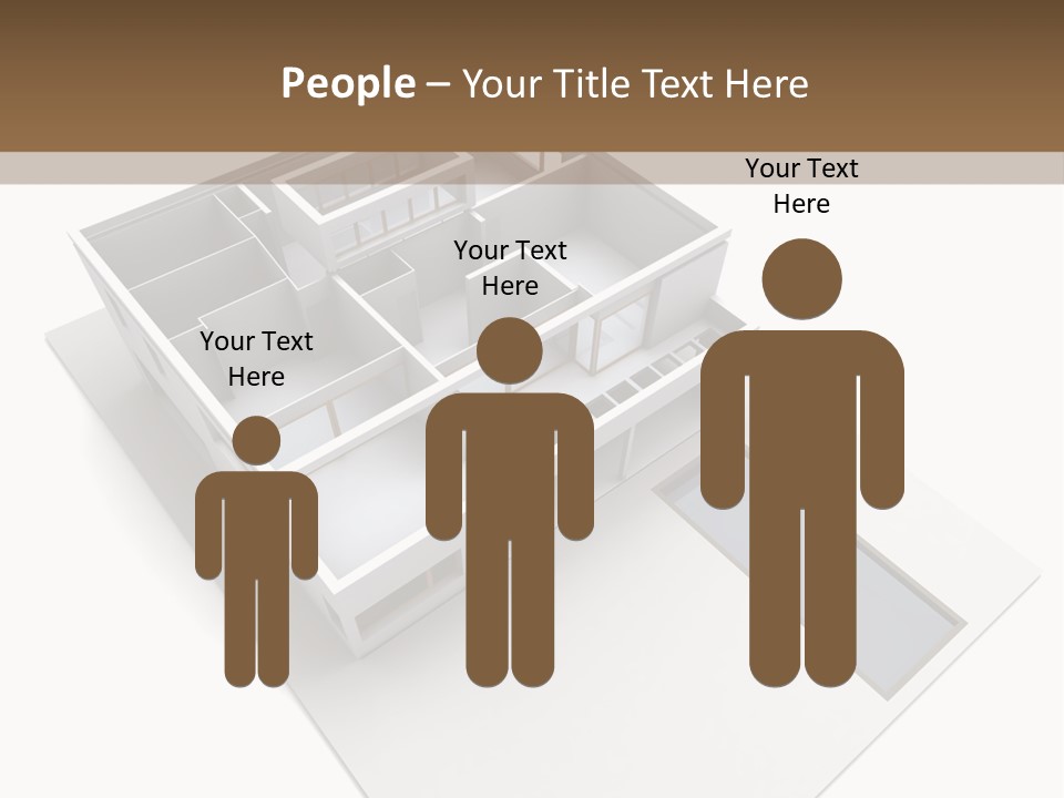 Dwelling Pencil Chalet PowerPoint Template