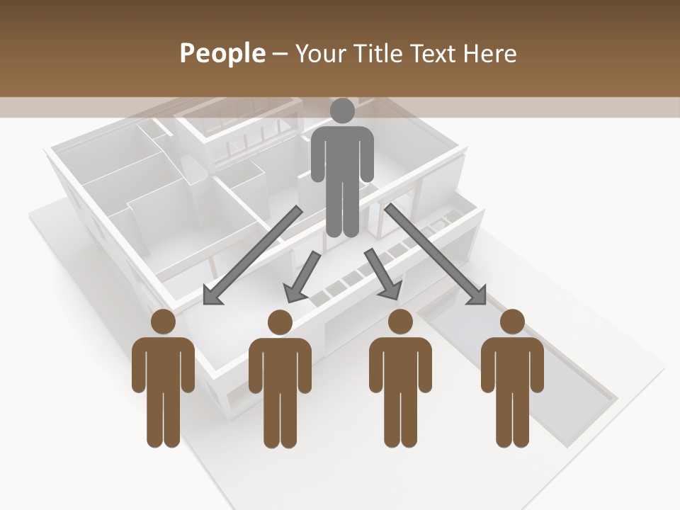 Dwelling Pencil Chalet PowerPoint Template