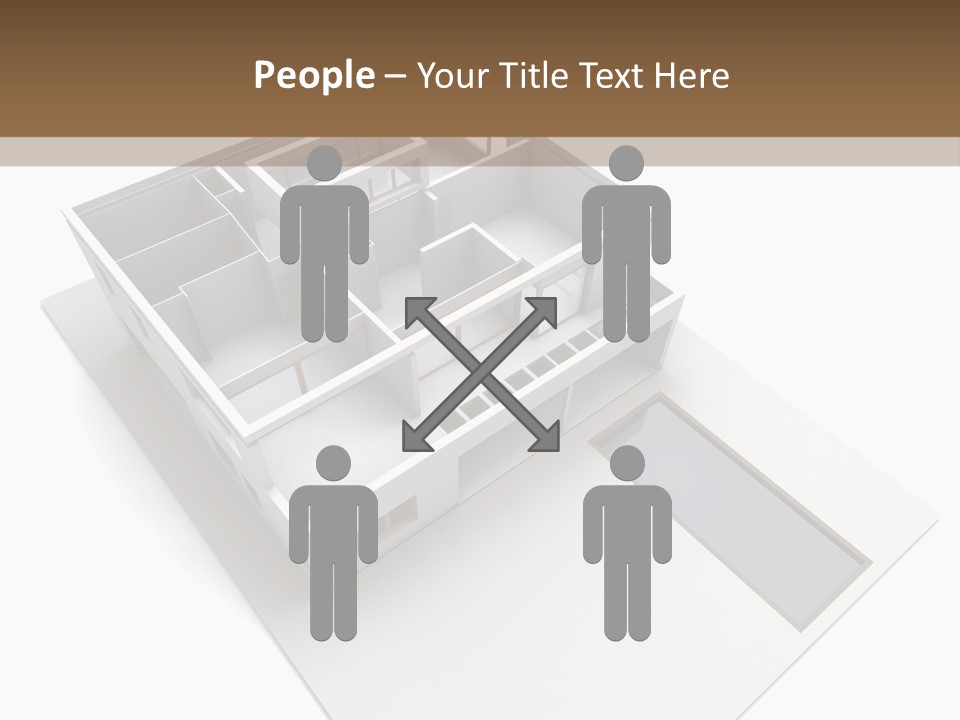 Dwelling Pencil Chalet PowerPoint Template