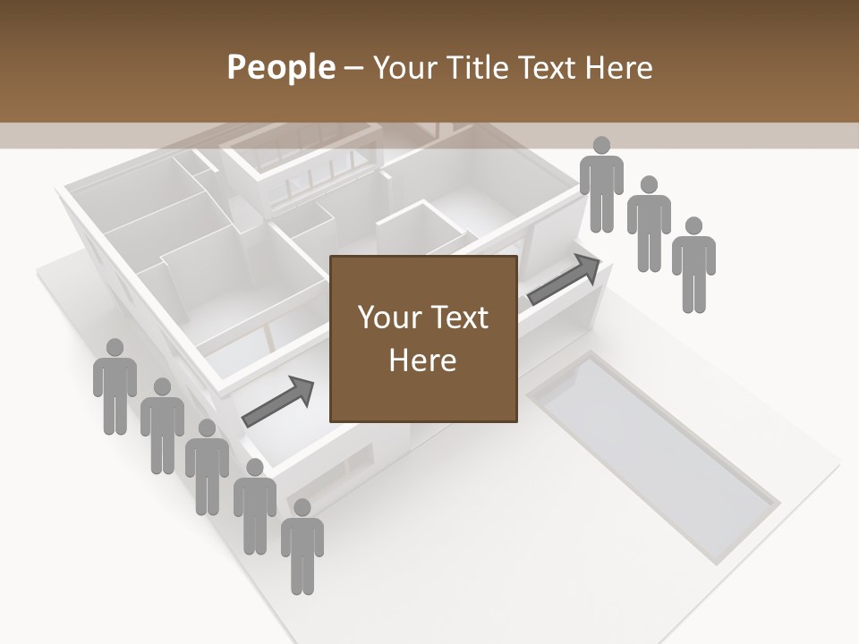 Dwelling Pencil Chalet PowerPoint Template