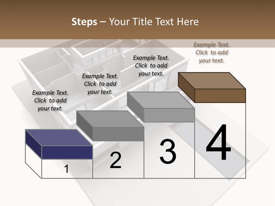 Dwelling Pencil Chalet PowerPoint Template