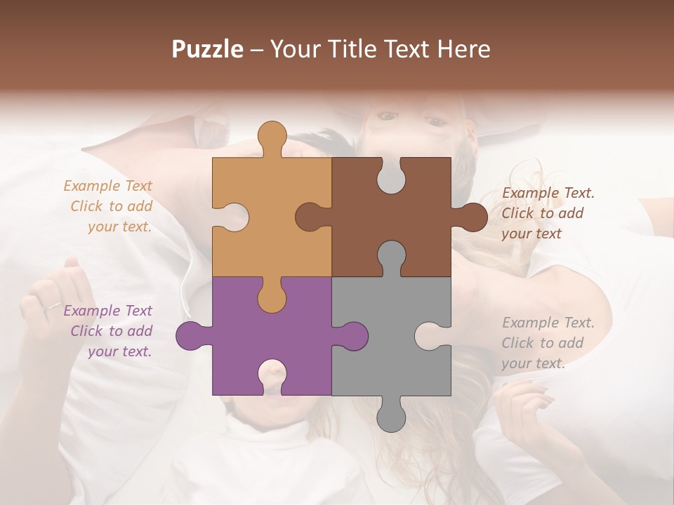 Parent Togetherness Man PowerPoint Template