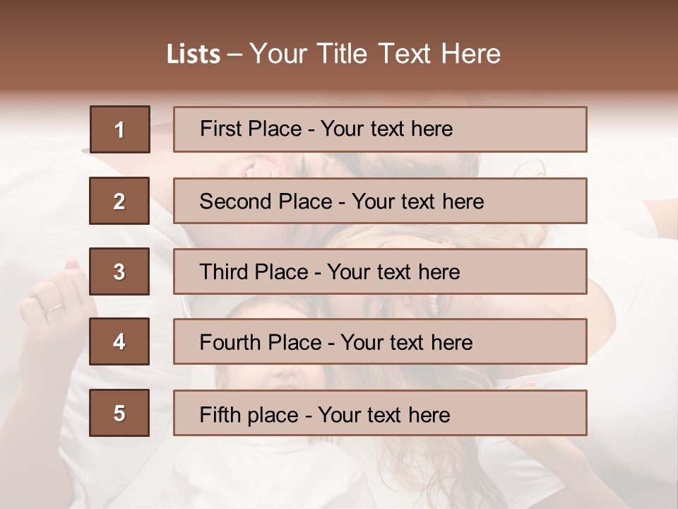 Parent Togetherness Man PowerPoint Template
