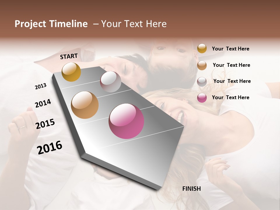 Parent Togetherness Man PowerPoint Template