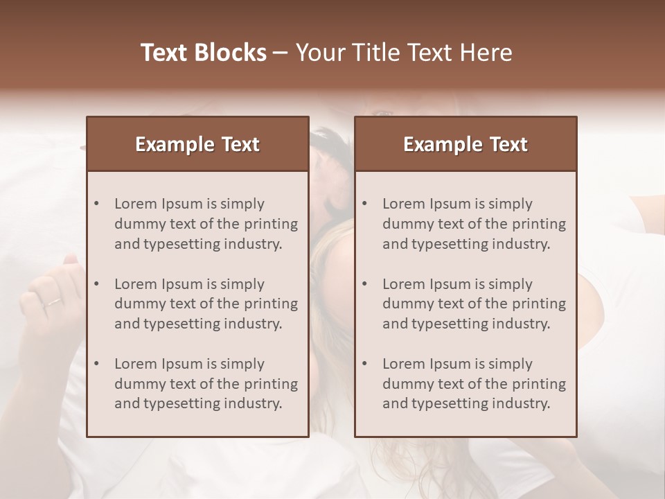 Parent Togetherness Man PowerPoint Template