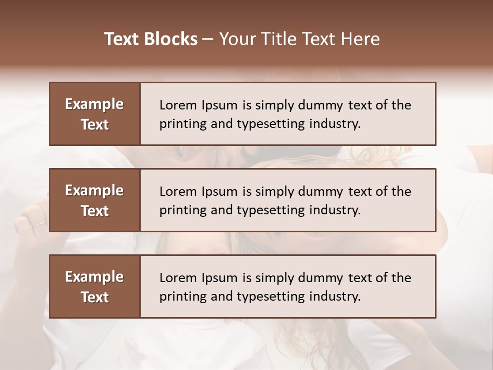 Parent Togetherness Man PowerPoint Template
