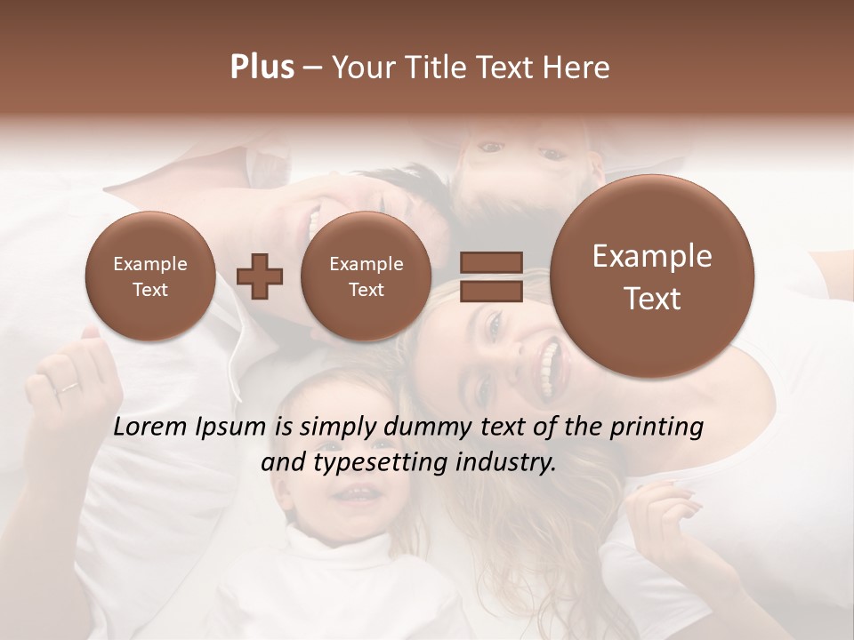 Parent Togetherness Man PowerPoint Template