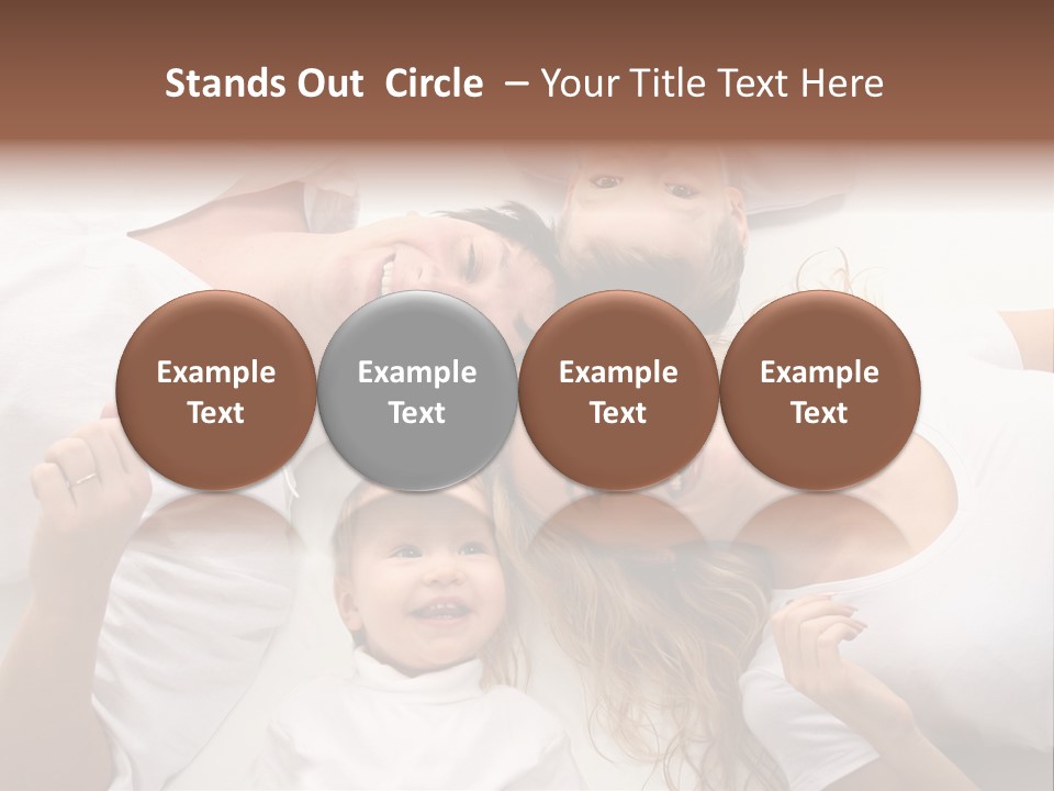 Parent Togetherness Man PowerPoint Template