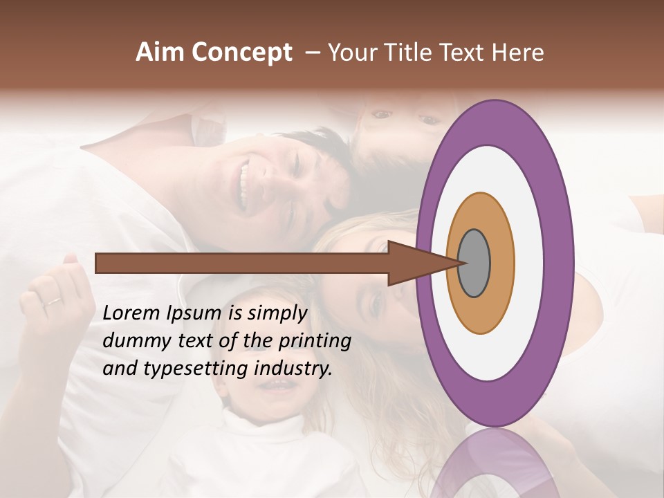 Parent Togetherness Man PowerPoint Template