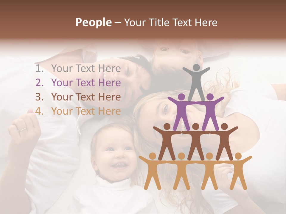 Parent Togetherness Man PowerPoint Template