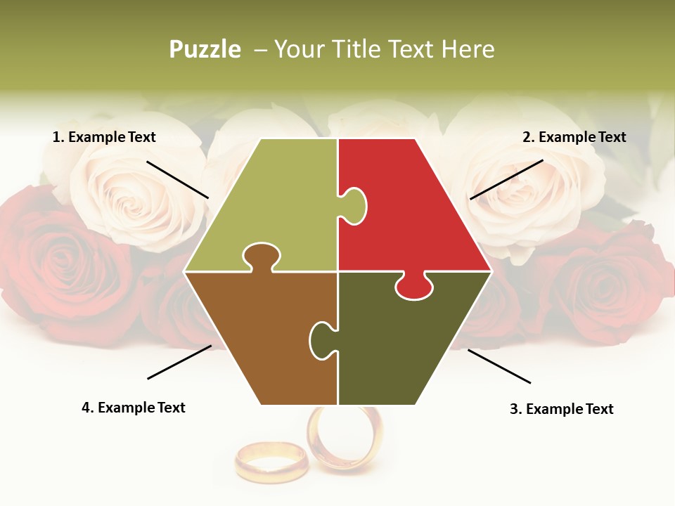 Married Marriage Rose PowerPoint Template