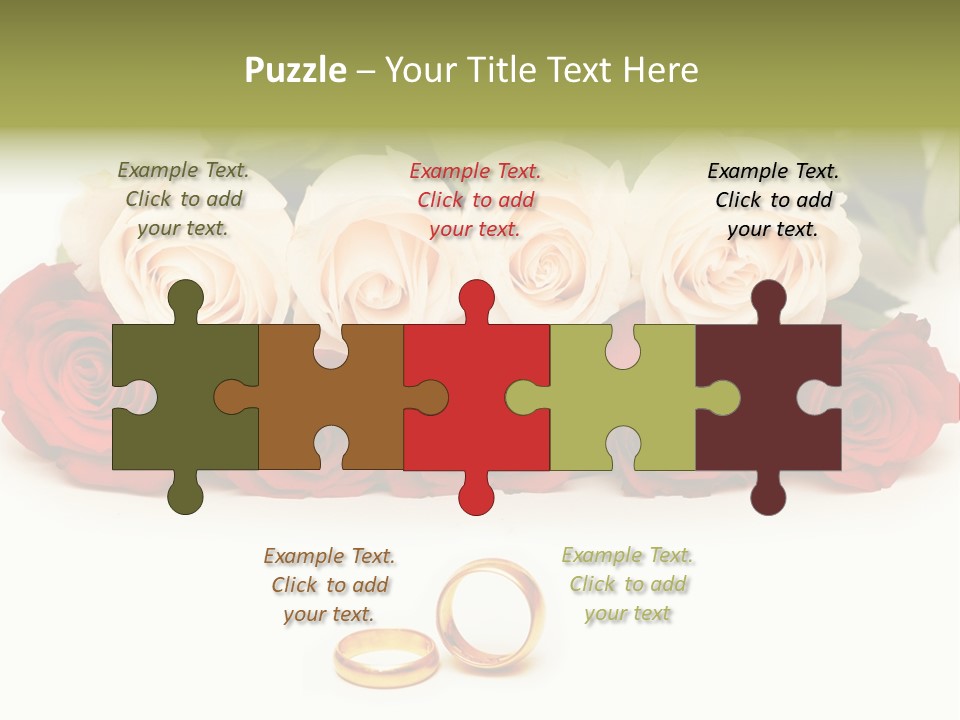 Married Marriage Rose PowerPoint Template