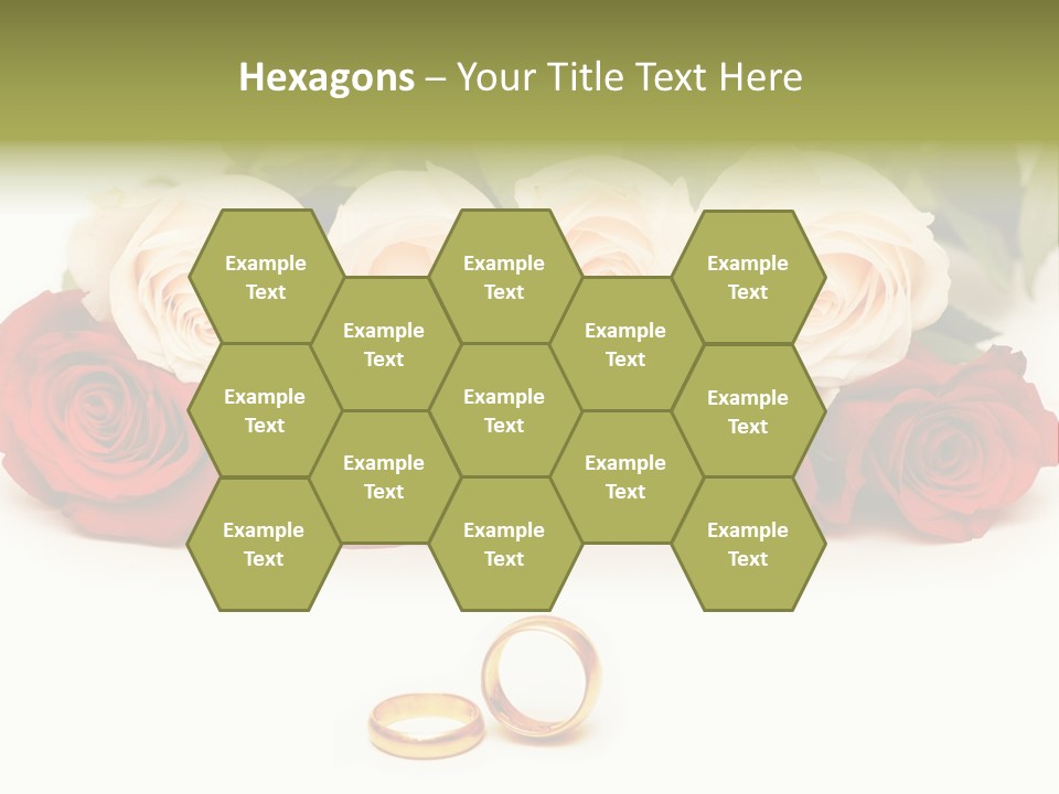 Married Marriage Rose PowerPoint Template