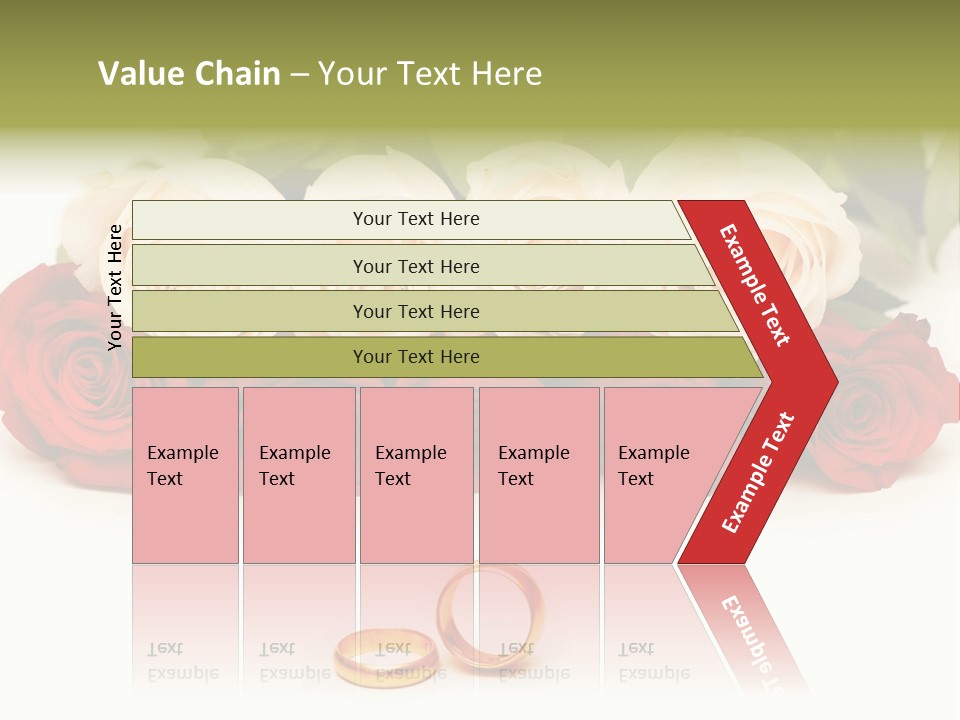 Married Marriage Rose PowerPoint Template