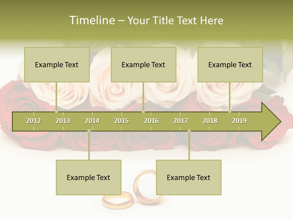 Married Marriage Rose PowerPoint Template