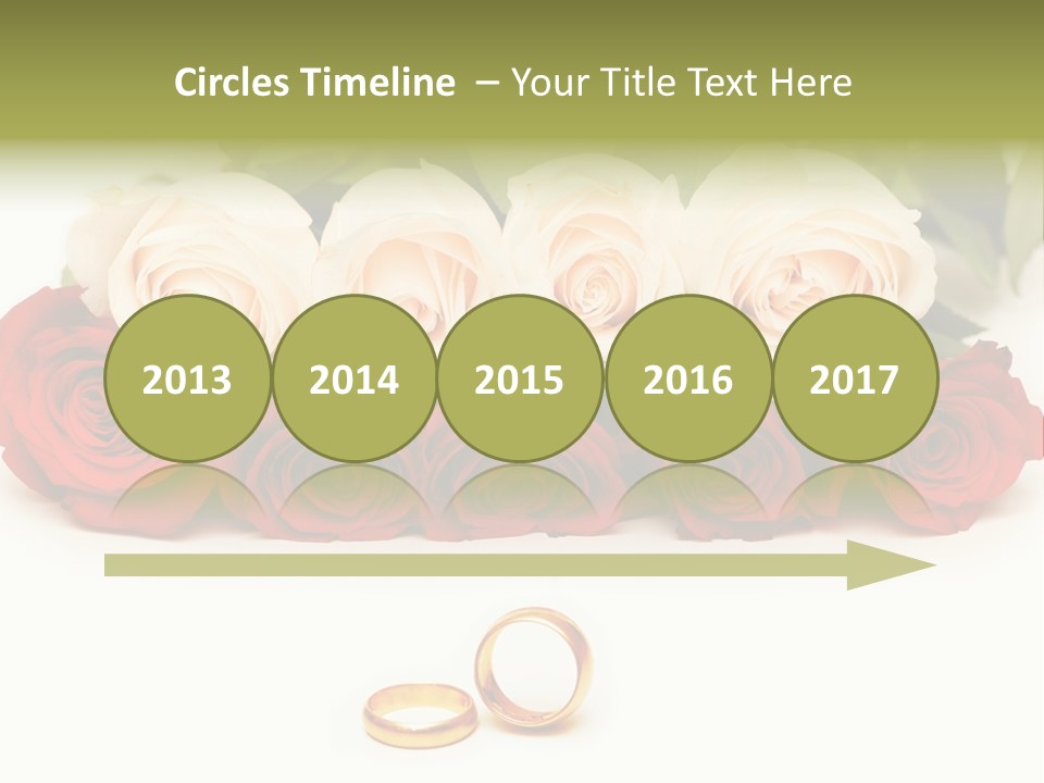 Married Marriage Rose PowerPoint Template