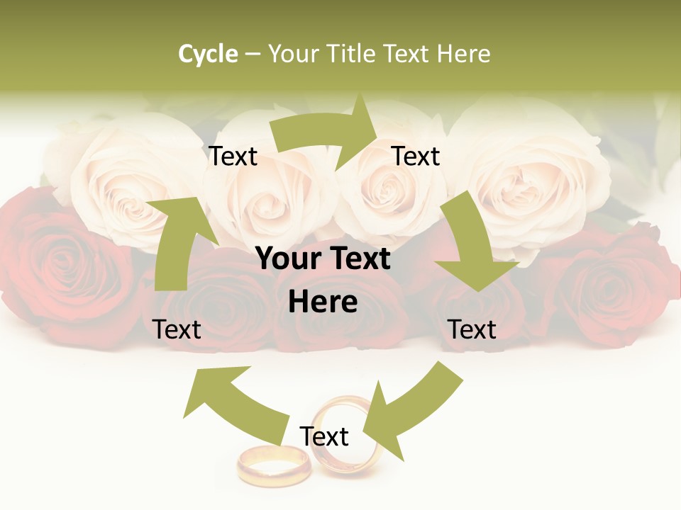 Married Marriage Rose PowerPoint Template