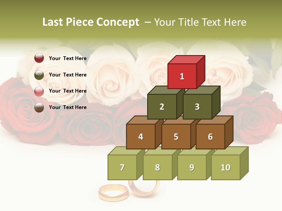 Married Marriage Rose PowerPoint Template