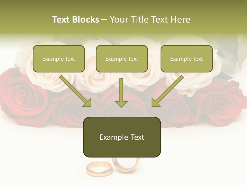 Married Marriage Rose PowerPoint Template