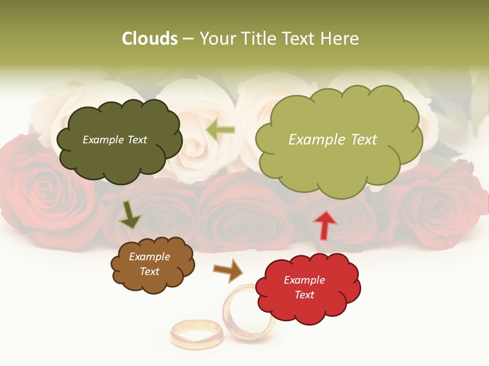 Married Marriage Rose PowerPoint Template