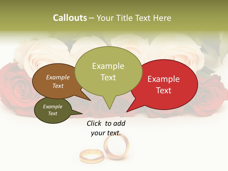 Married Marriage Rose PowerPoint Template