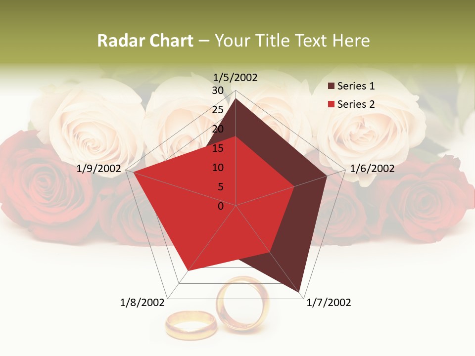 Married Marriage Rose PowerPoint Template