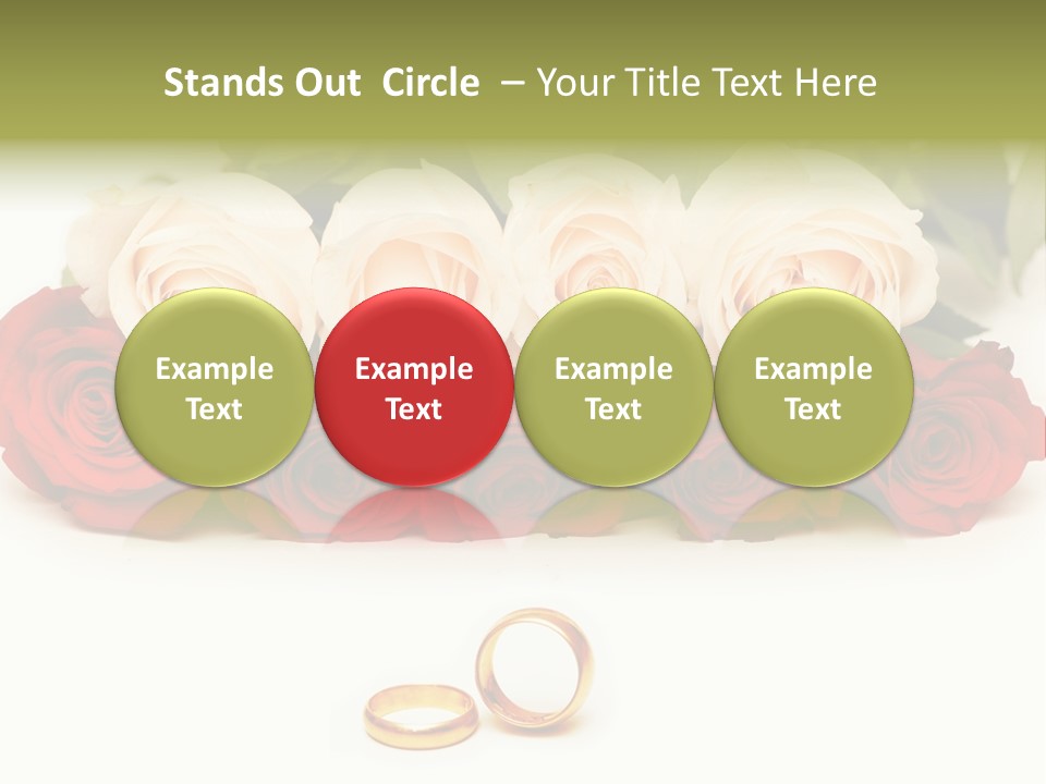 Married Marriage Rose PowerPoint Template