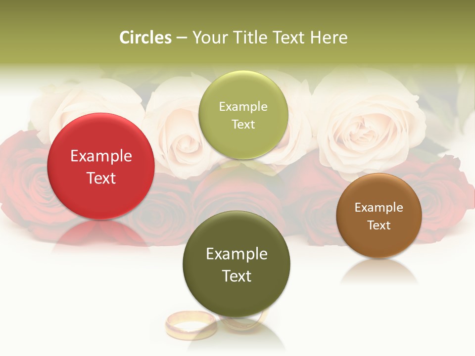 Married Marriage Rose PowerPoint Template