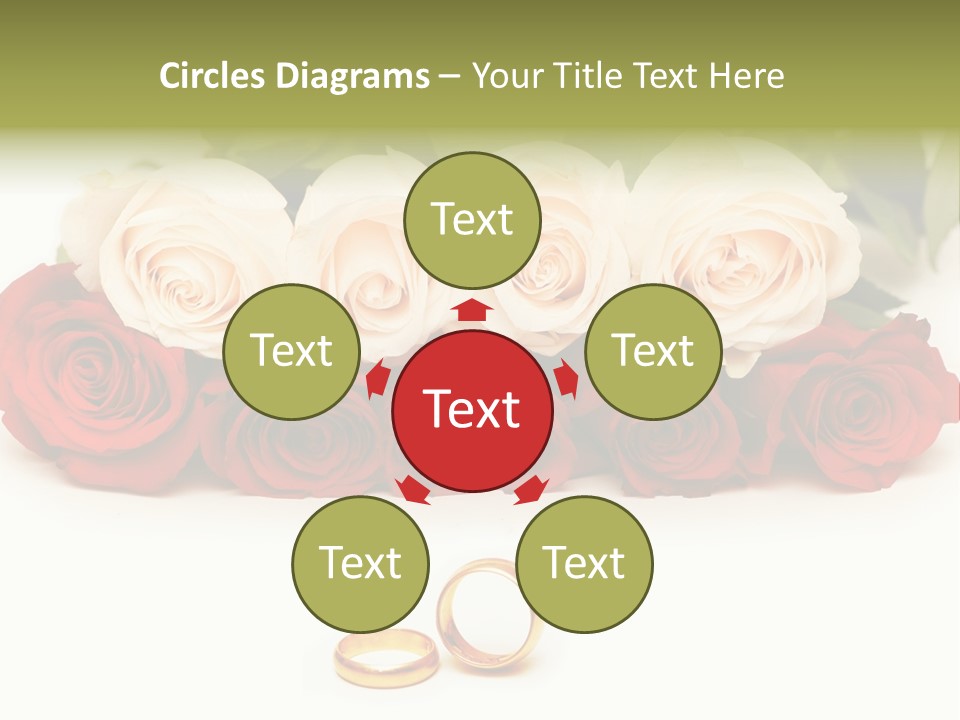 Married Marriage Rose PowerPoint Template