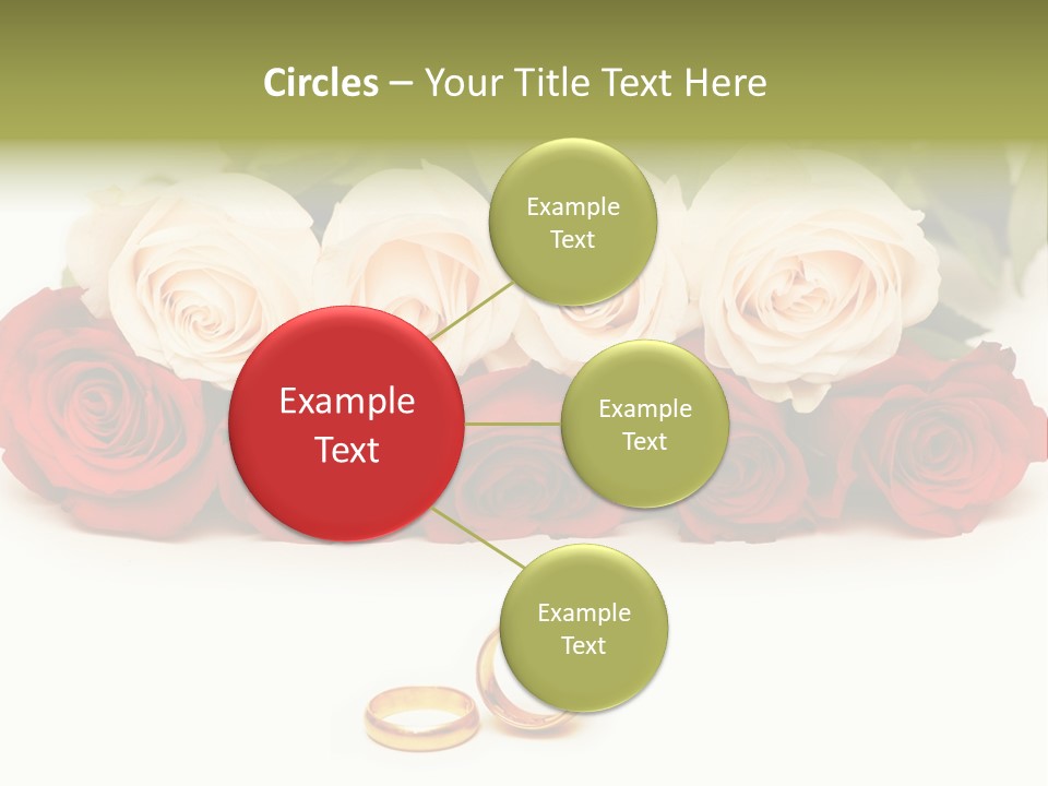 Married Marriage Rose PowerPoint Template