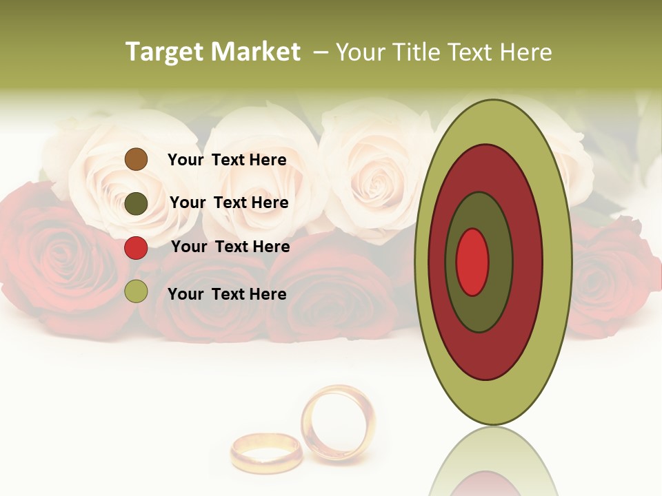 Married Marriage Rose PowerPoint Template
