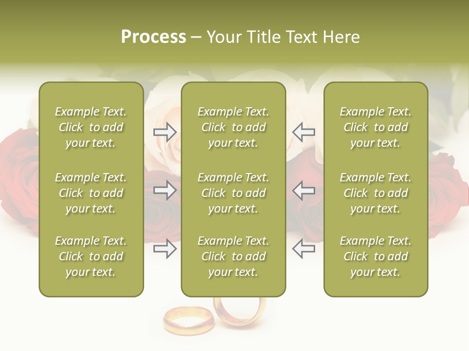Married Marriage Rose PowerPoint Template