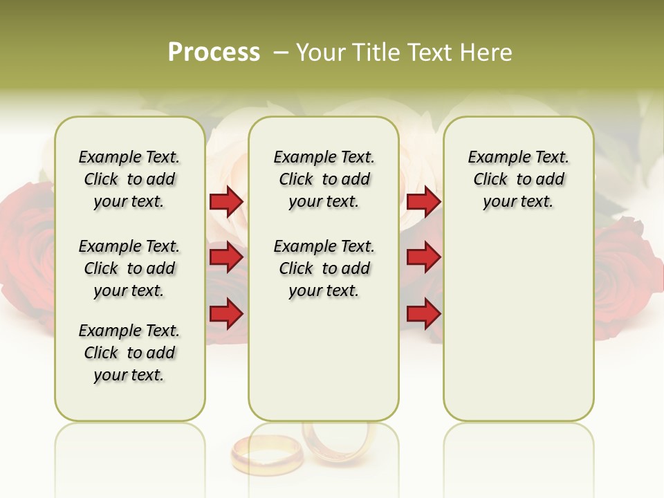 Married Marriage Rose PowerPoint Template