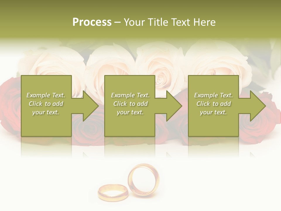 Married Marriage Rose PowerPoint Template