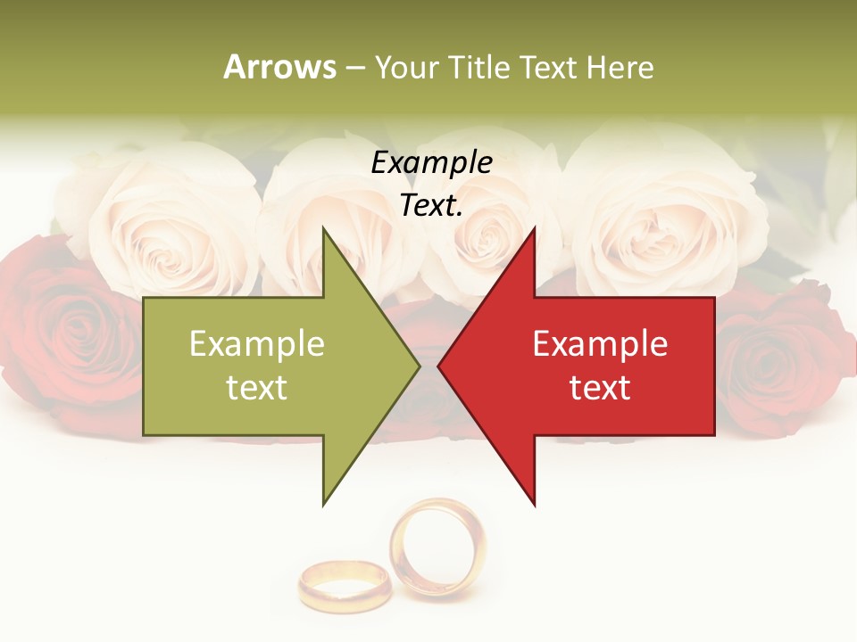 Married Marriage Rose PowerPoint Template
