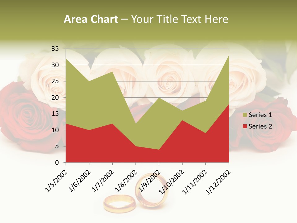 Married Marriage Rose PowerPoint Template