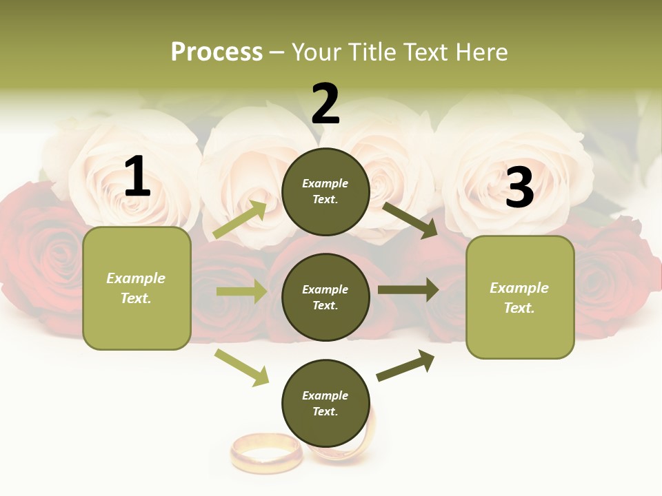Married Marriage Rose PowerPoint Template