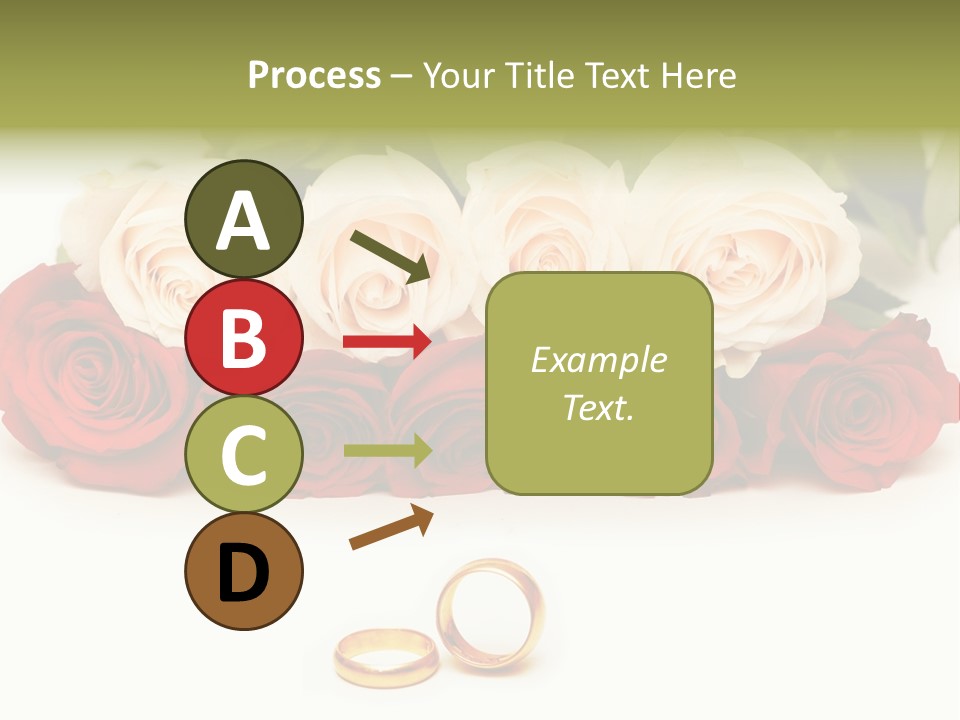 Married Marriage Rose PowerPoint Template