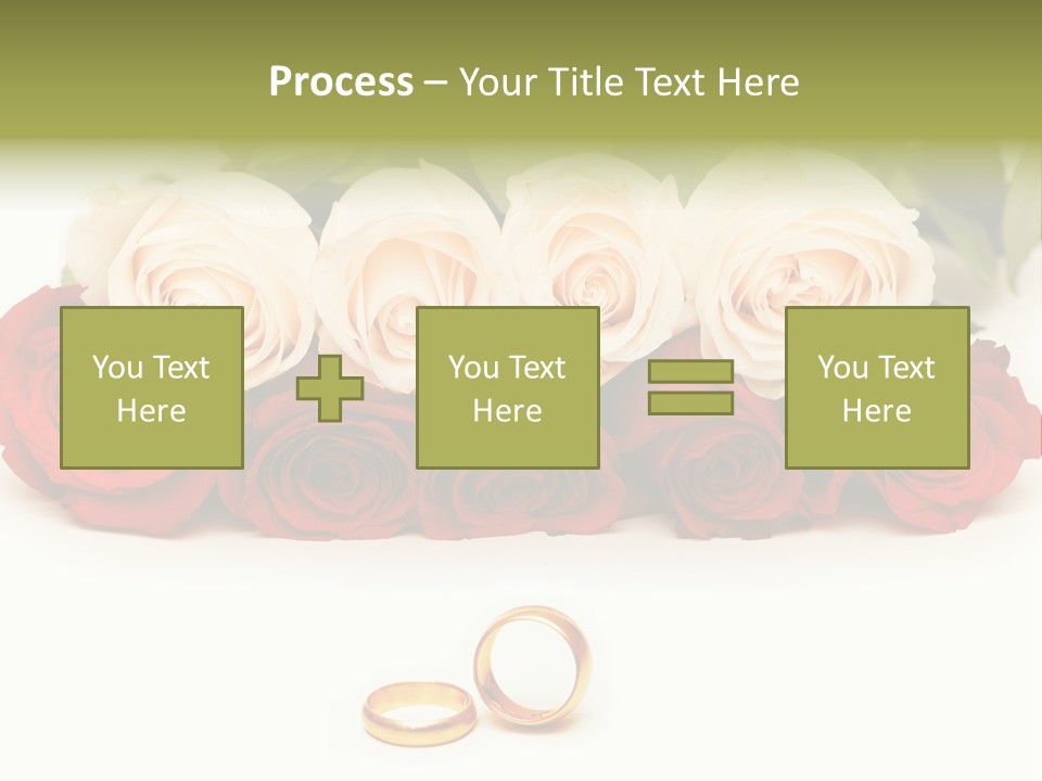 Married Marriage Rose PowerPoint Template