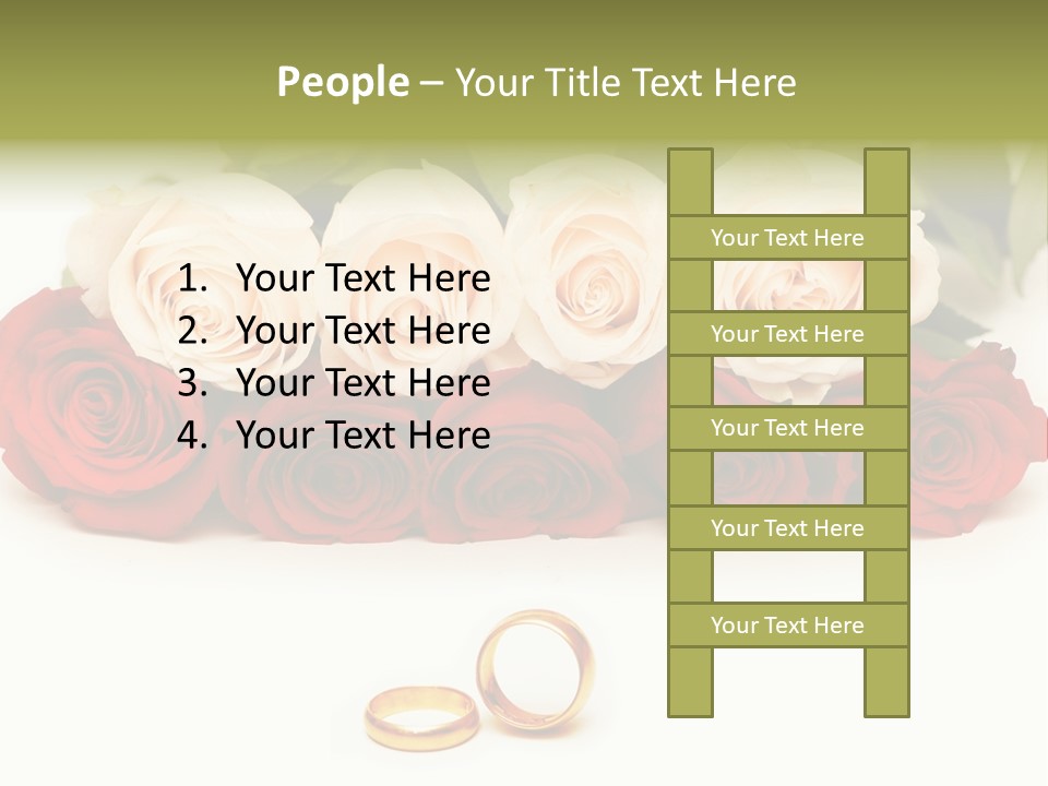 Married Marriage Rose PowerPoint Template